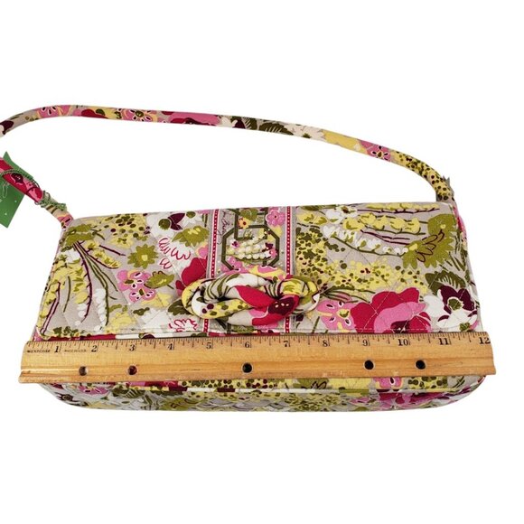 Vera Bradley Purse Make Me Blush Knot Jut a Clutch Handbag Quilted Cotton - Picture 7 of 9